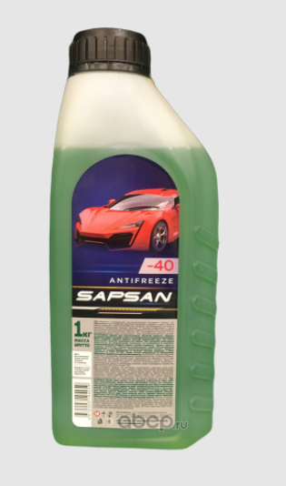 Антифриз Sapsan Green   (Юг) 1л